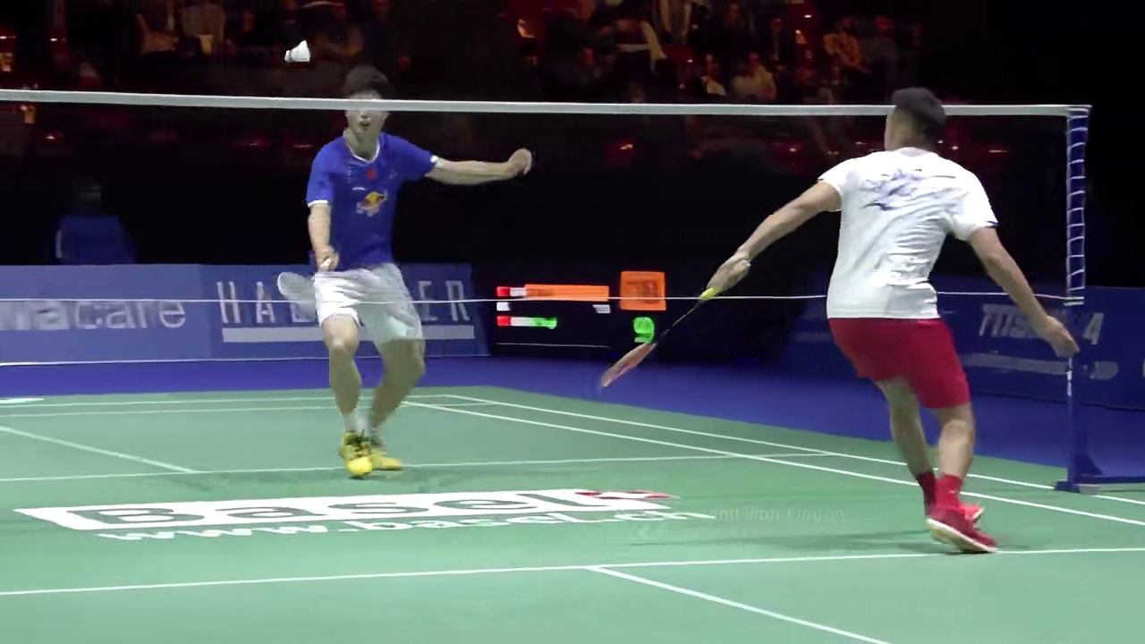 【4K羽毛球】上课时间！林丹vs石宇奇！2017瑞士公开赛