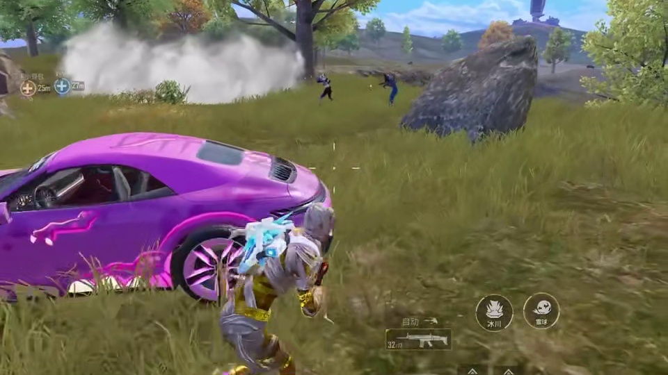 新职业就是强，大招可以让倒地的队友躲进雪球！ 还可以用小技能挡住行驶的车辆！