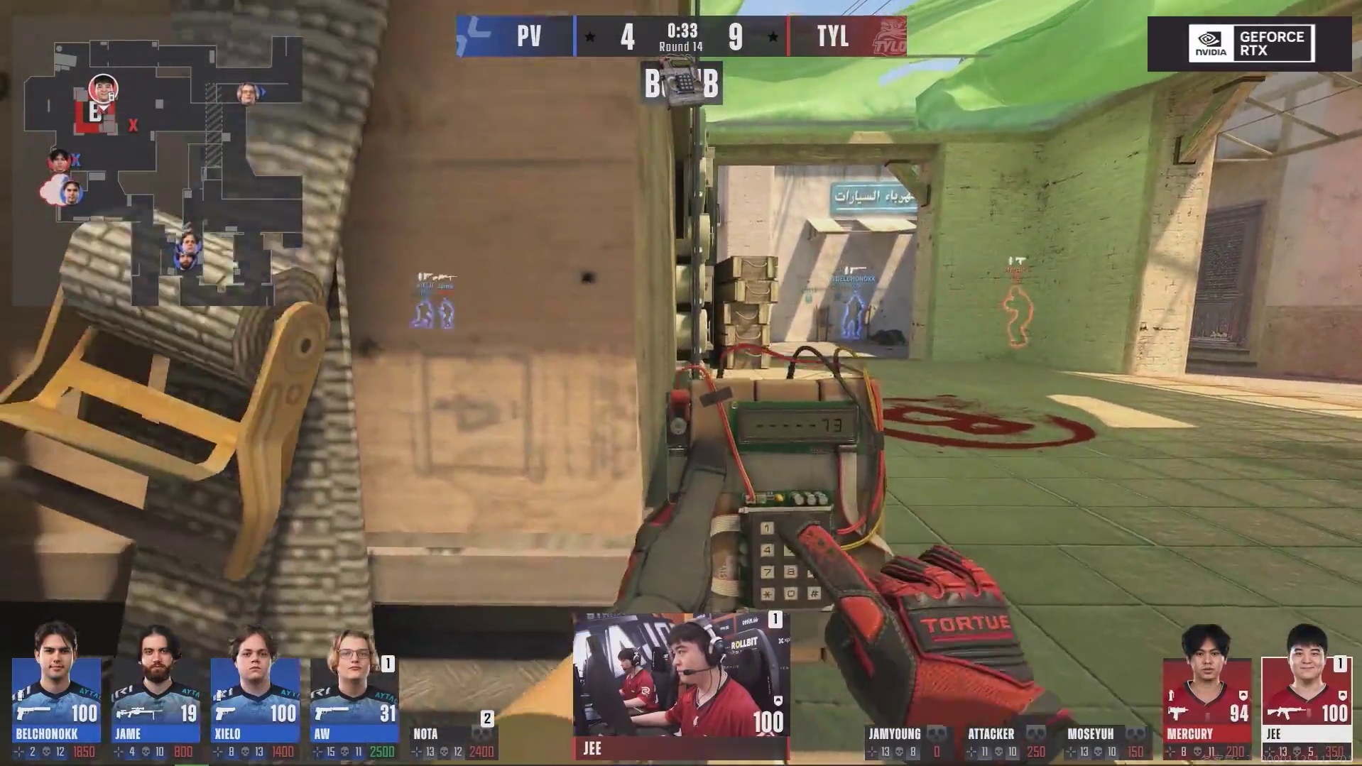 Jee和Mercury残局双人五杀