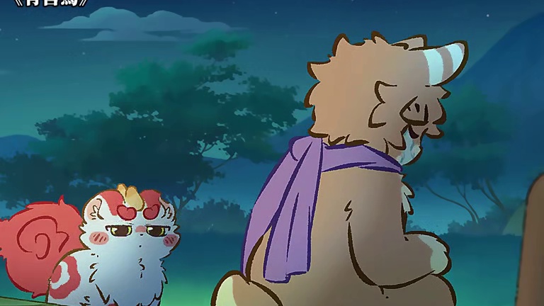 “辟邪终于和天禄的朋友们见面啦”