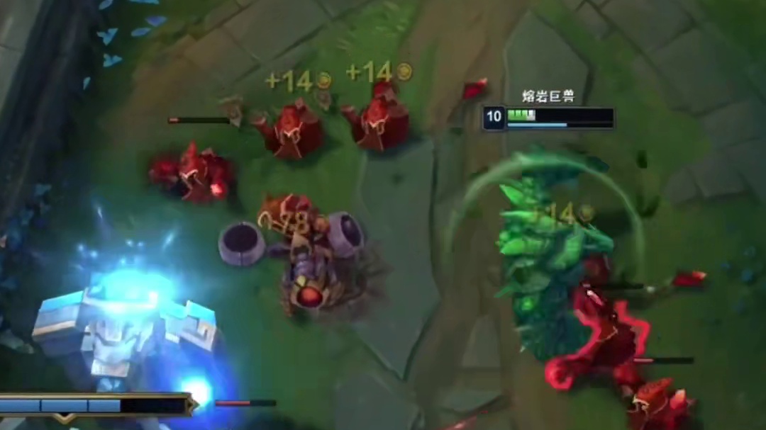 玩石头人不能不会补刀