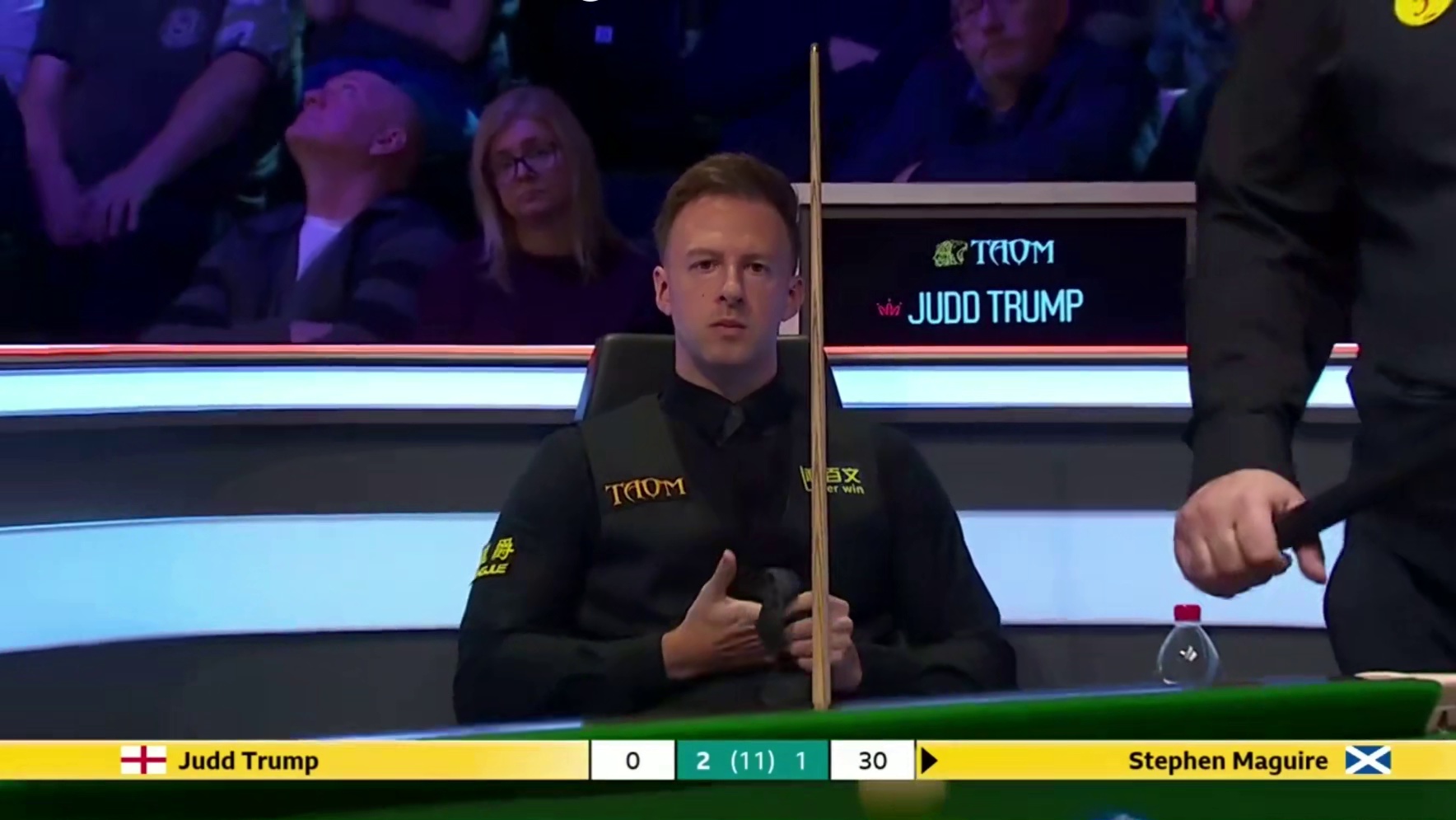 2025斯诺克英国锦标赛；特鲁姆普vs马奎尔