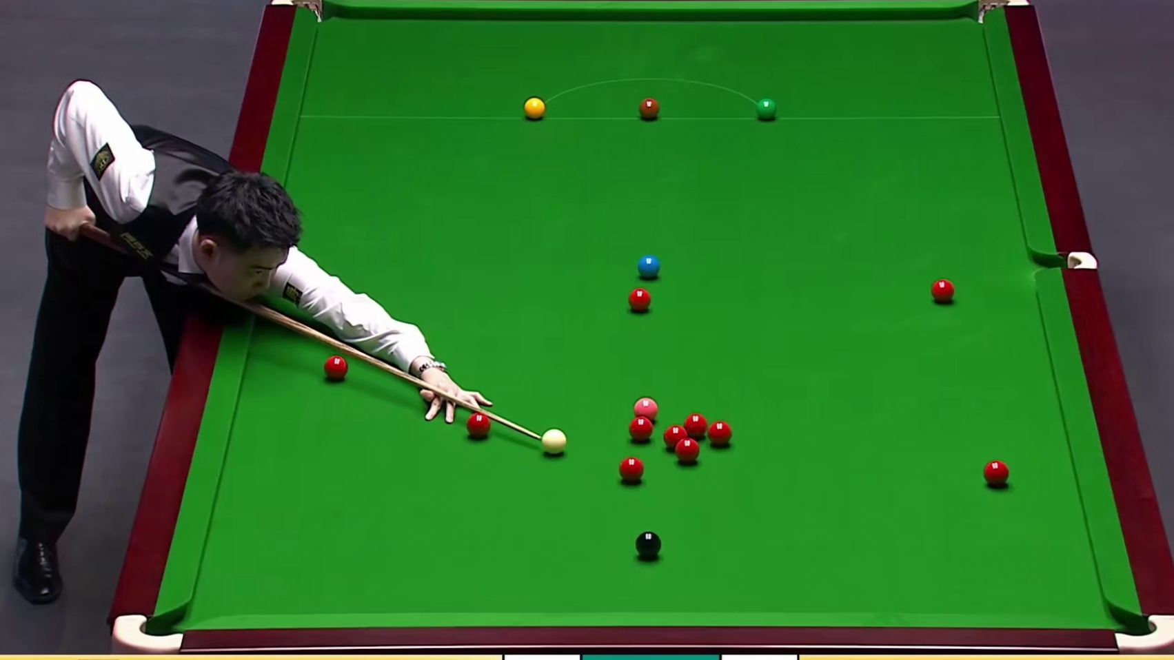 2025斯诺克英锦赛，斯佳辉4比0横扫瑞恩戴，进攻火力太强势