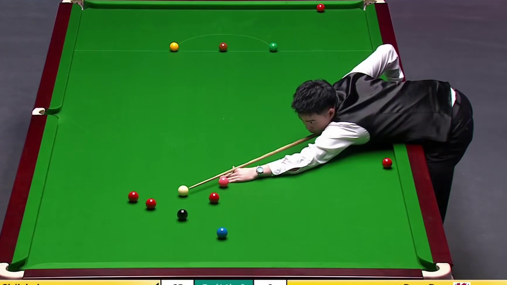 2025斯诺克英锦赛，斯佳辉6比0横扫瑞恩戴，晋级16强！