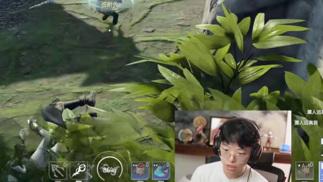 克烈巴掌远程吃鸡挑战遇到俩人组队 永劫无间侠风赛季无间争锋