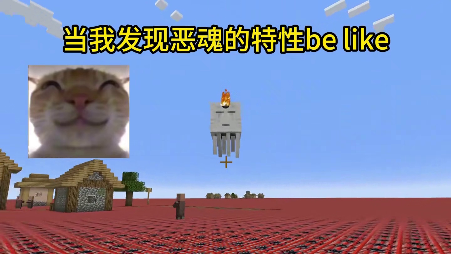 我的世界：当我发现恶魂的特性be like