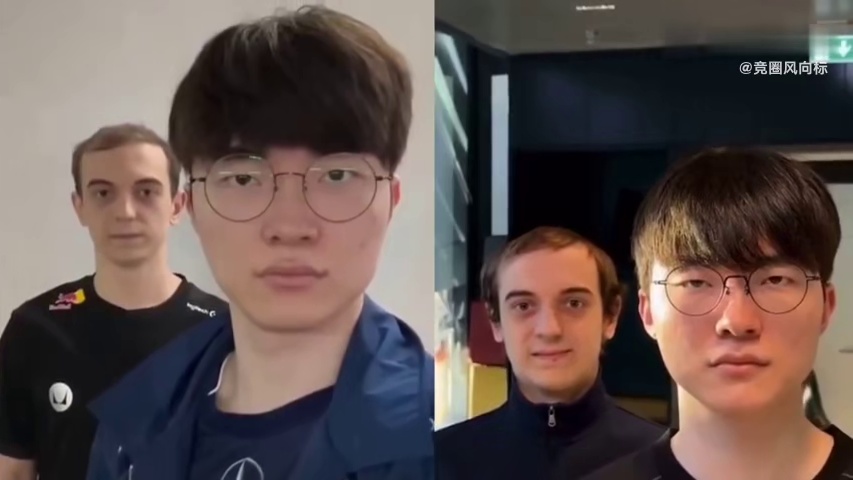 Faker采访Caps！Faker化身记者提问Caps打算继续作为职业选手征战多久，Caps回应：我只是年复一年地坚持，只要我喜欢比赛，只要我觉得我还能赢下S赛冠军并击败你。我会继续努力，使自己成为最棒的。 ​​​