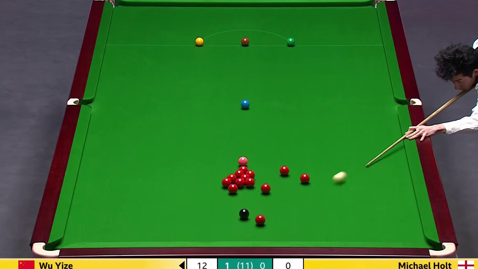 2025斯诺克英锦赛：吴宜泽VS霍尔特