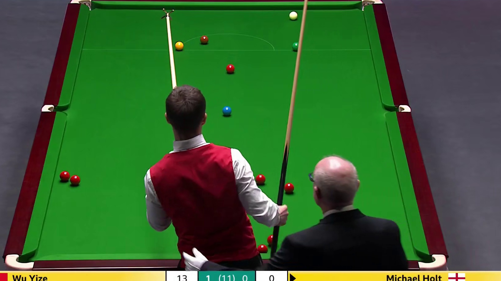 2025斯诺克英锦赛！吴宜泽VS霍尔特，狂拼组合球！