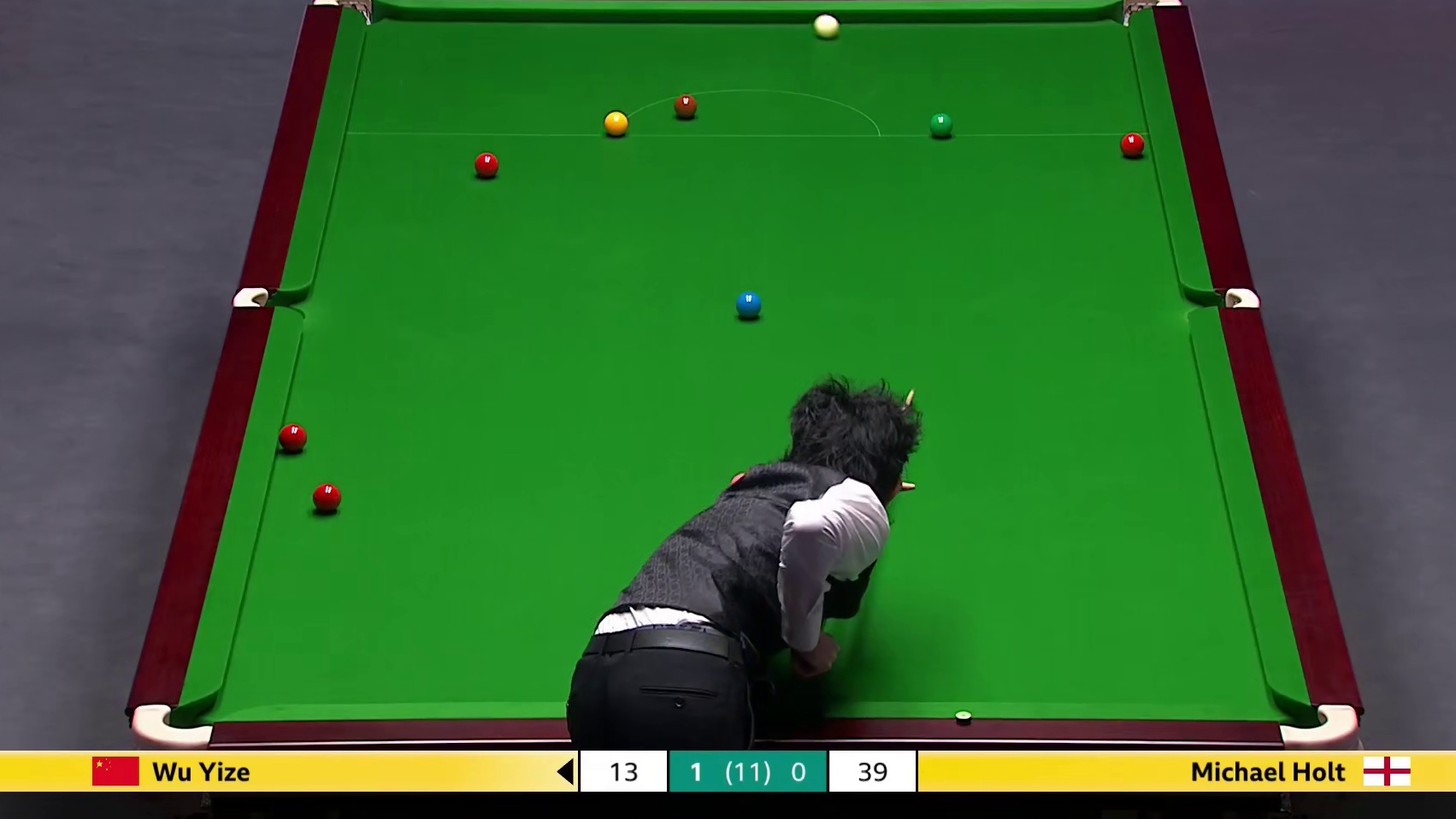 2025斯诺克英锦赛！吴宜泽VS霍尔特，32强进16强！