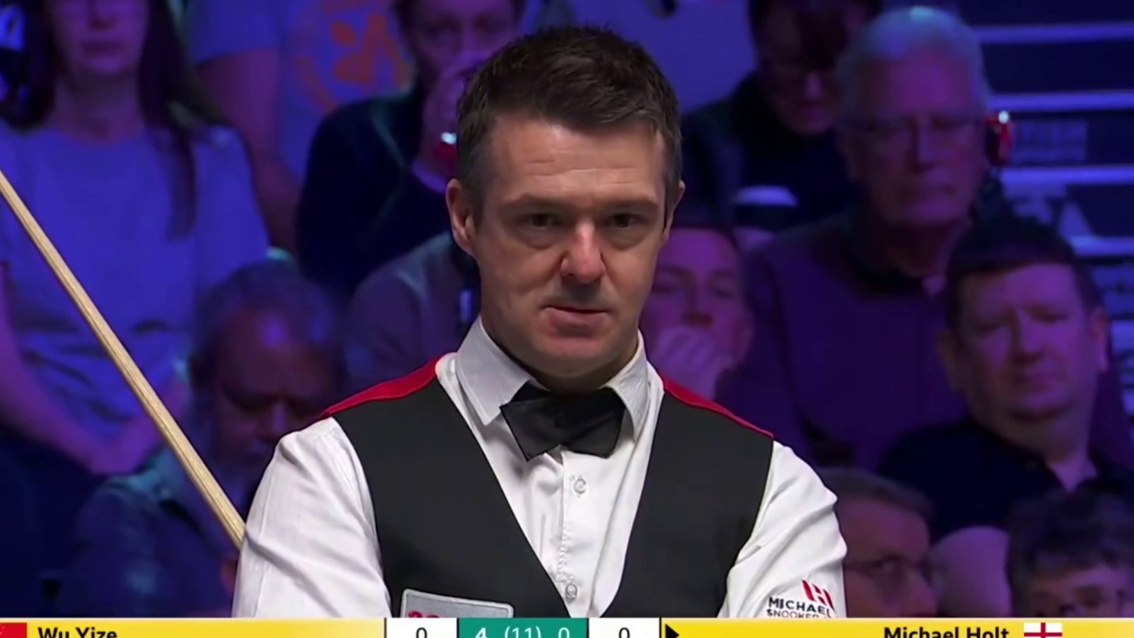 2025斯诺克英国锦标赛；吴宜泽vs霍尔特