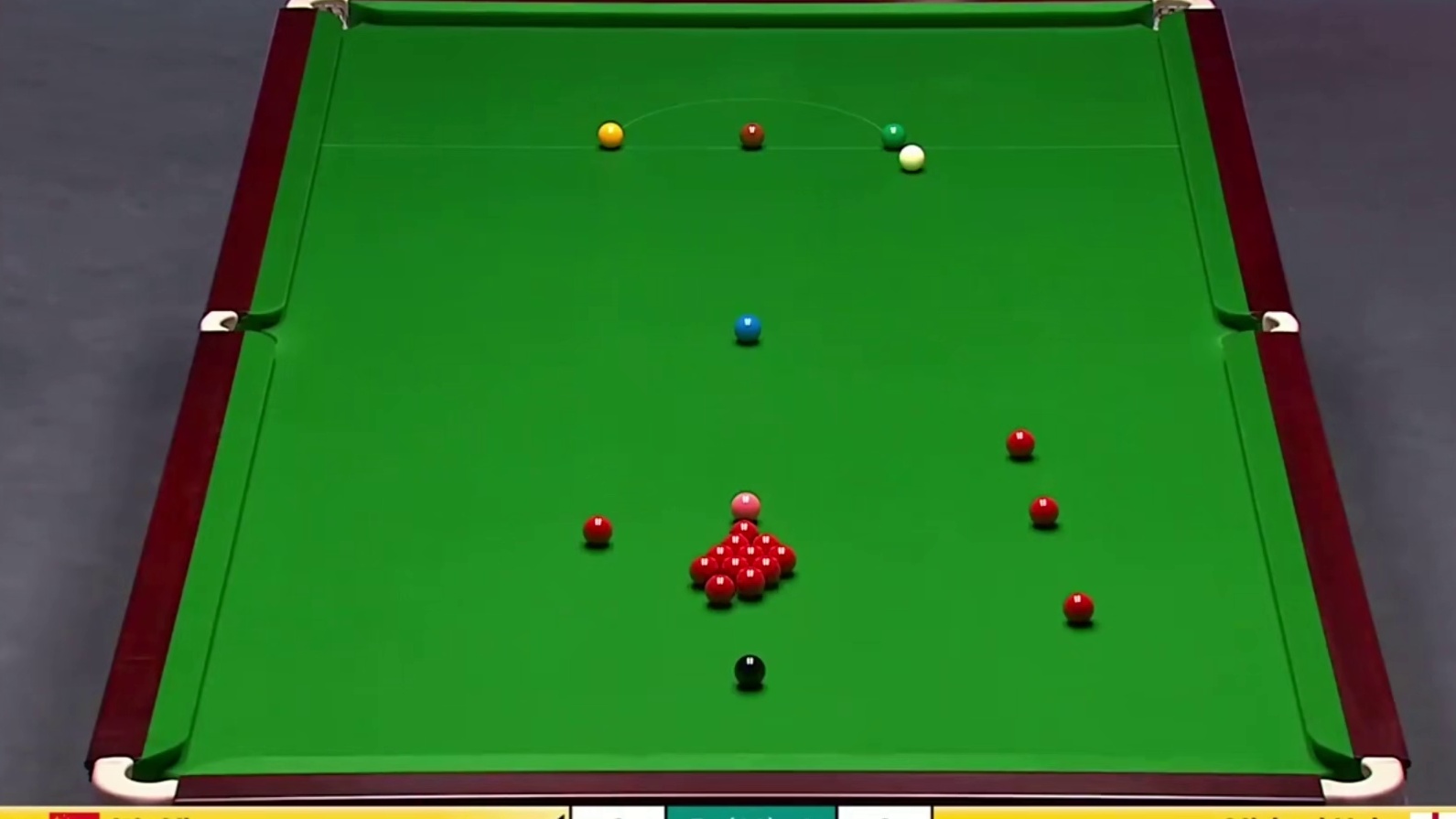 2025斯诺克英国锦标赛；吴宜泽vs霍尔特