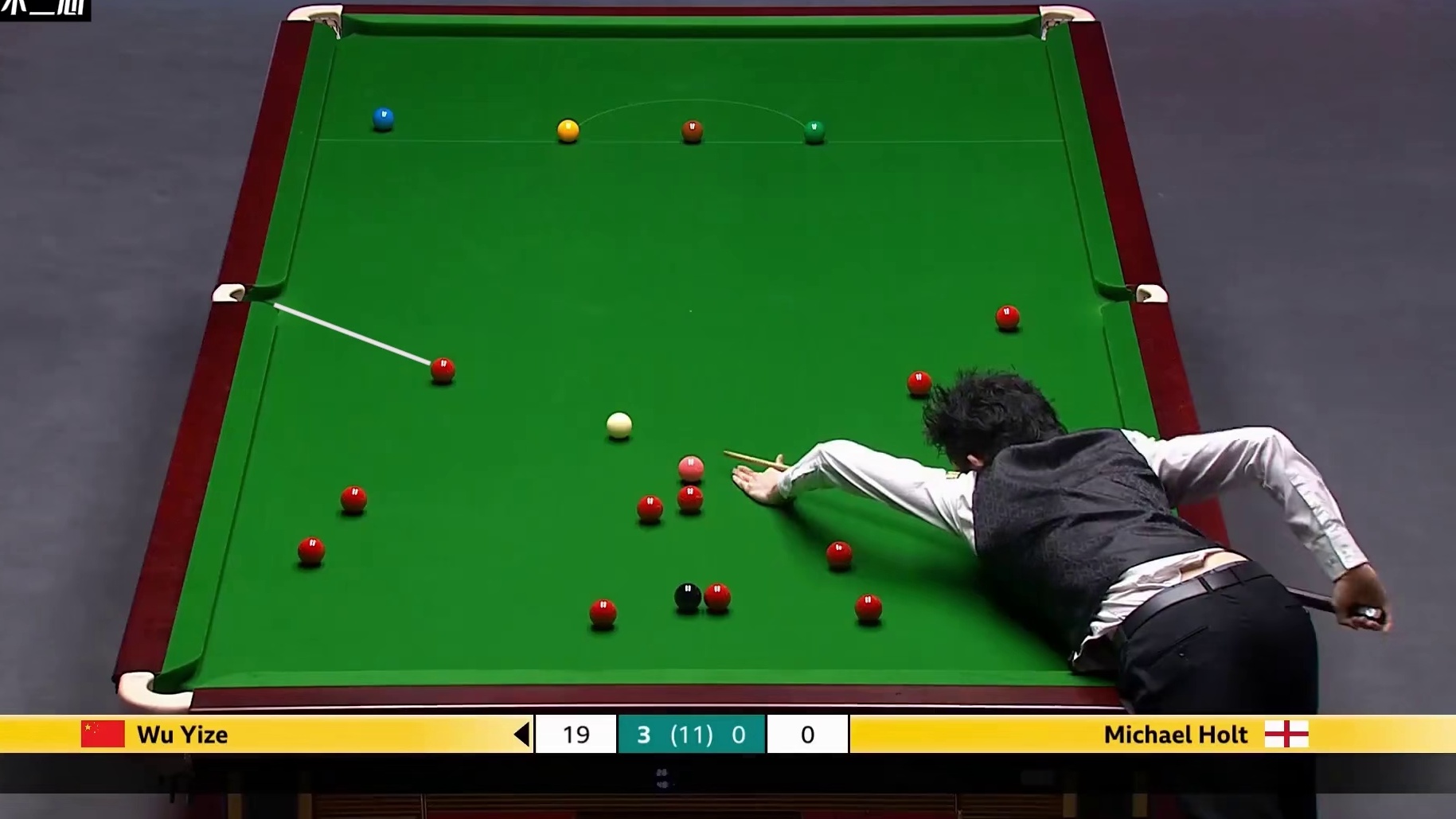 火力全开准的惊人！吴宜泽英锦赛状态爆棚，远台准度不讲道理！