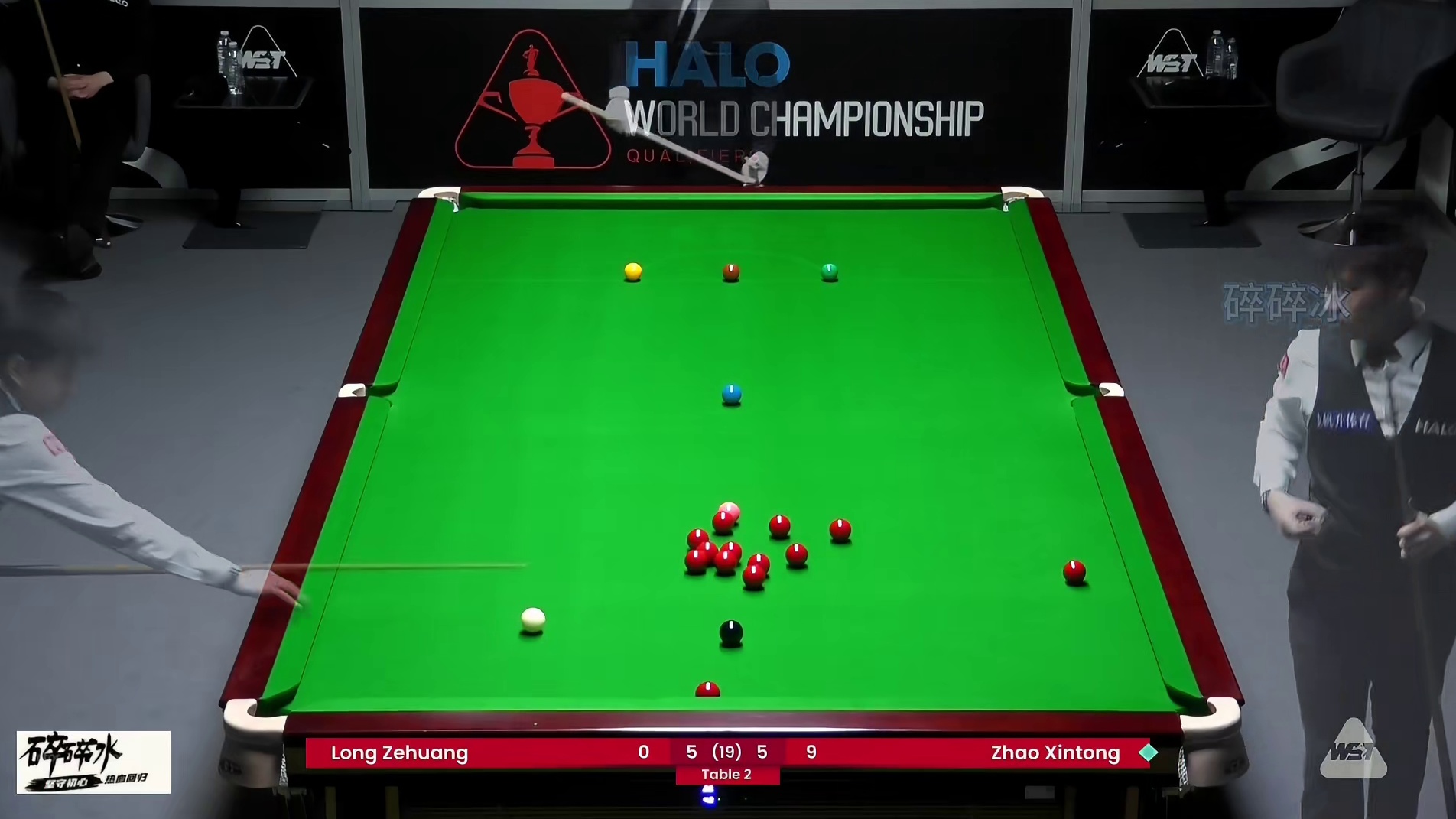 赵心童杀伤力有多强？龙泽煌全程只打一杆，被迫成为VIP观众！