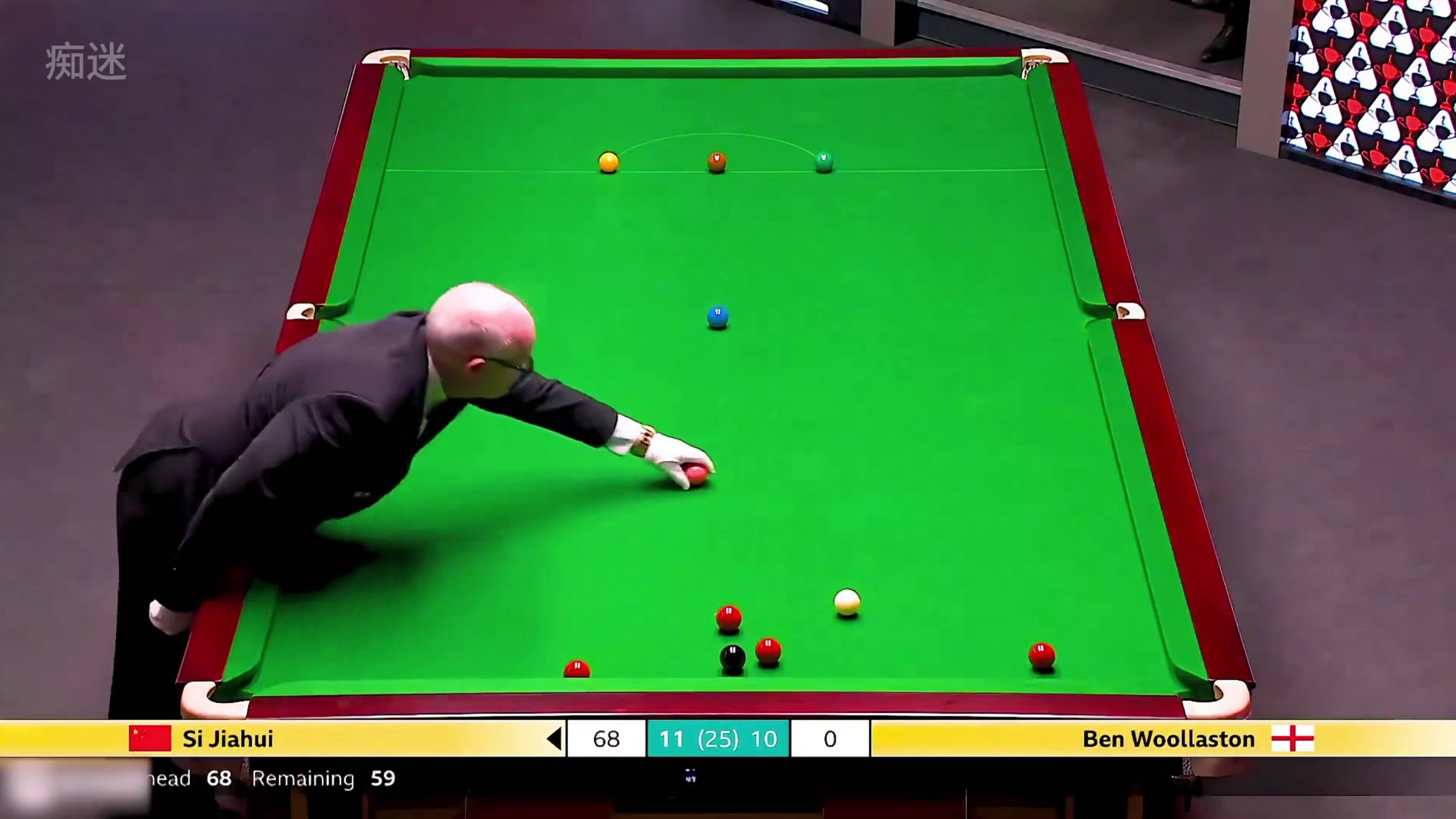 斯诺克最新的比赛，斯佳辉世锦赛最佳清台局，对手只能干瞪眼！