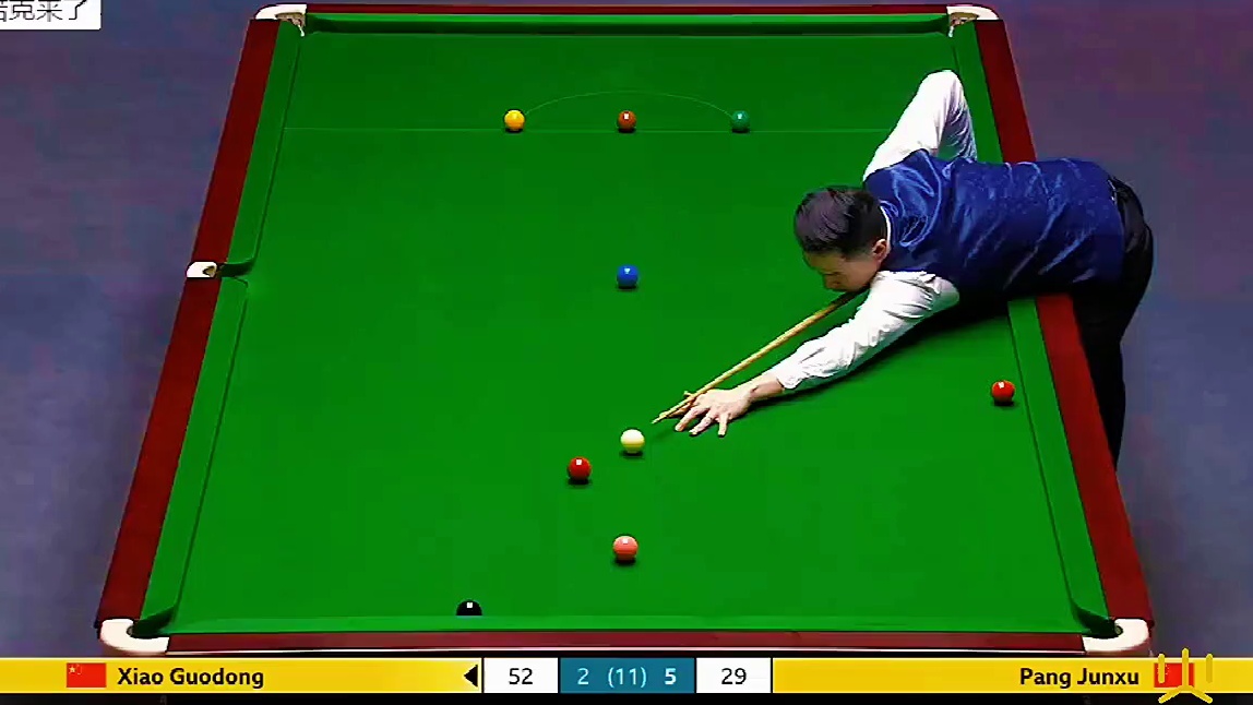 2025英锦赛，庞俊旭大心脏极限黑球绝杀，6-2淘汰肖国栋晋级16强 #
