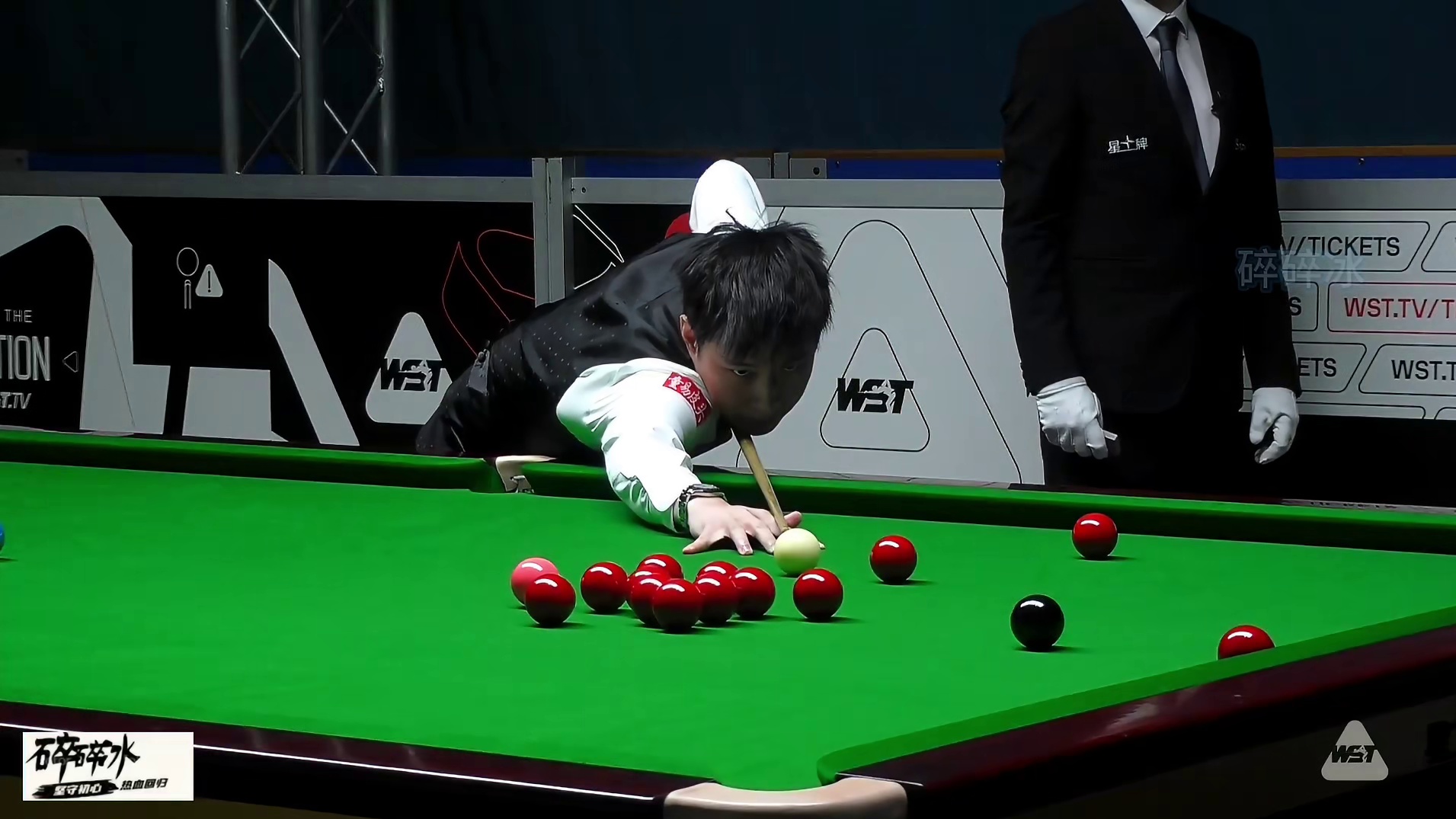 龙泽煌开球，赵心童长台上手、单杆破百，龙：我是来给你开球的？