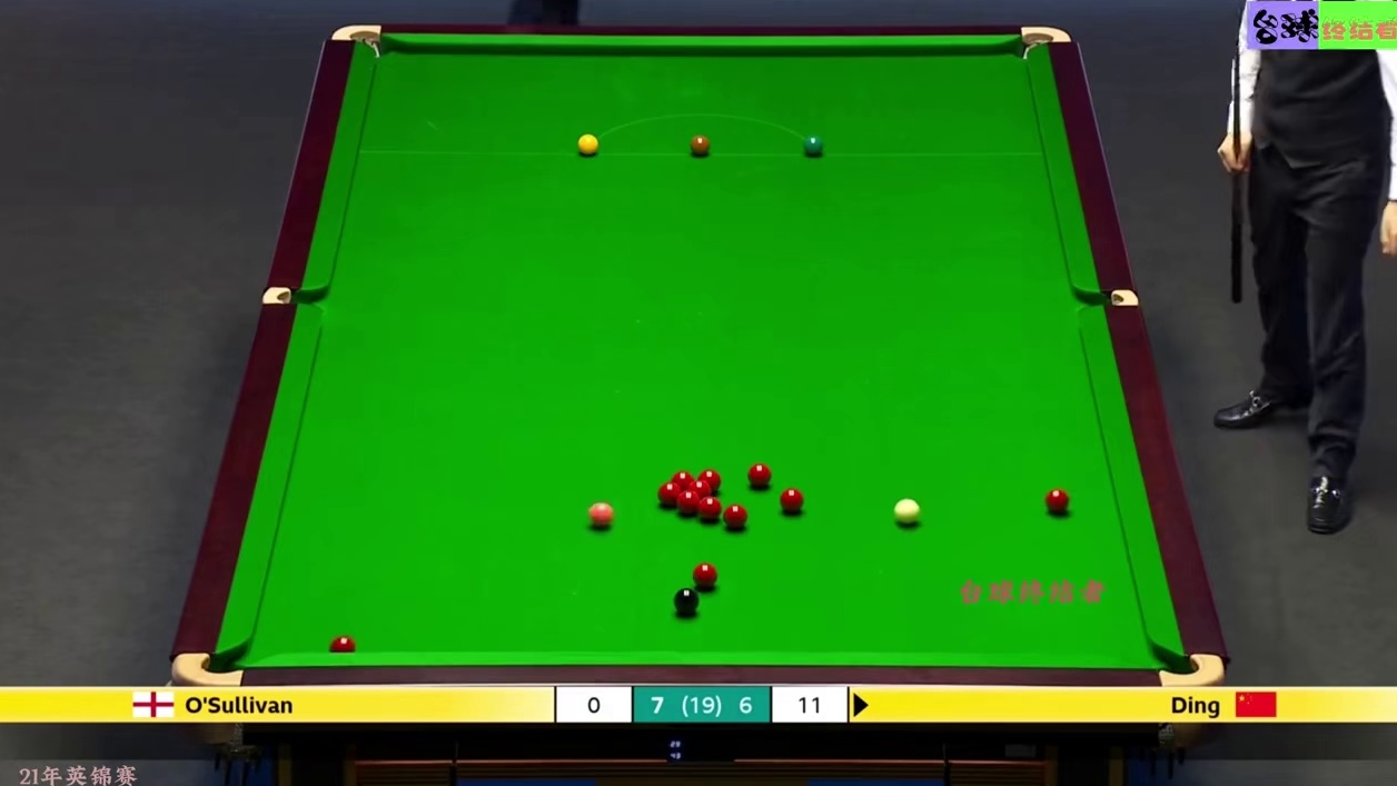 7:7关键一战！丁俊晖再战奥沙利文，超硬核破百追平比分