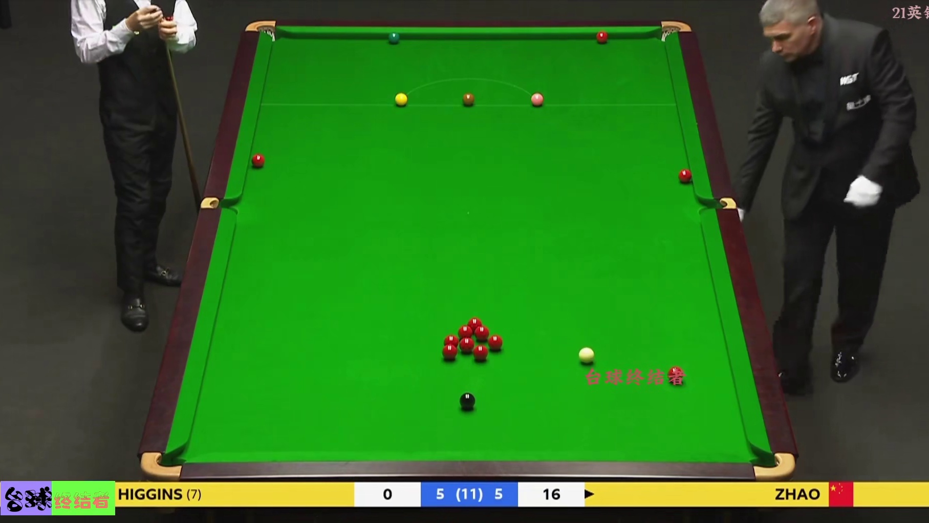 5:5决胜局！赵心童夺冠之路最强一战，疯狂3连鞭逆转希金斯