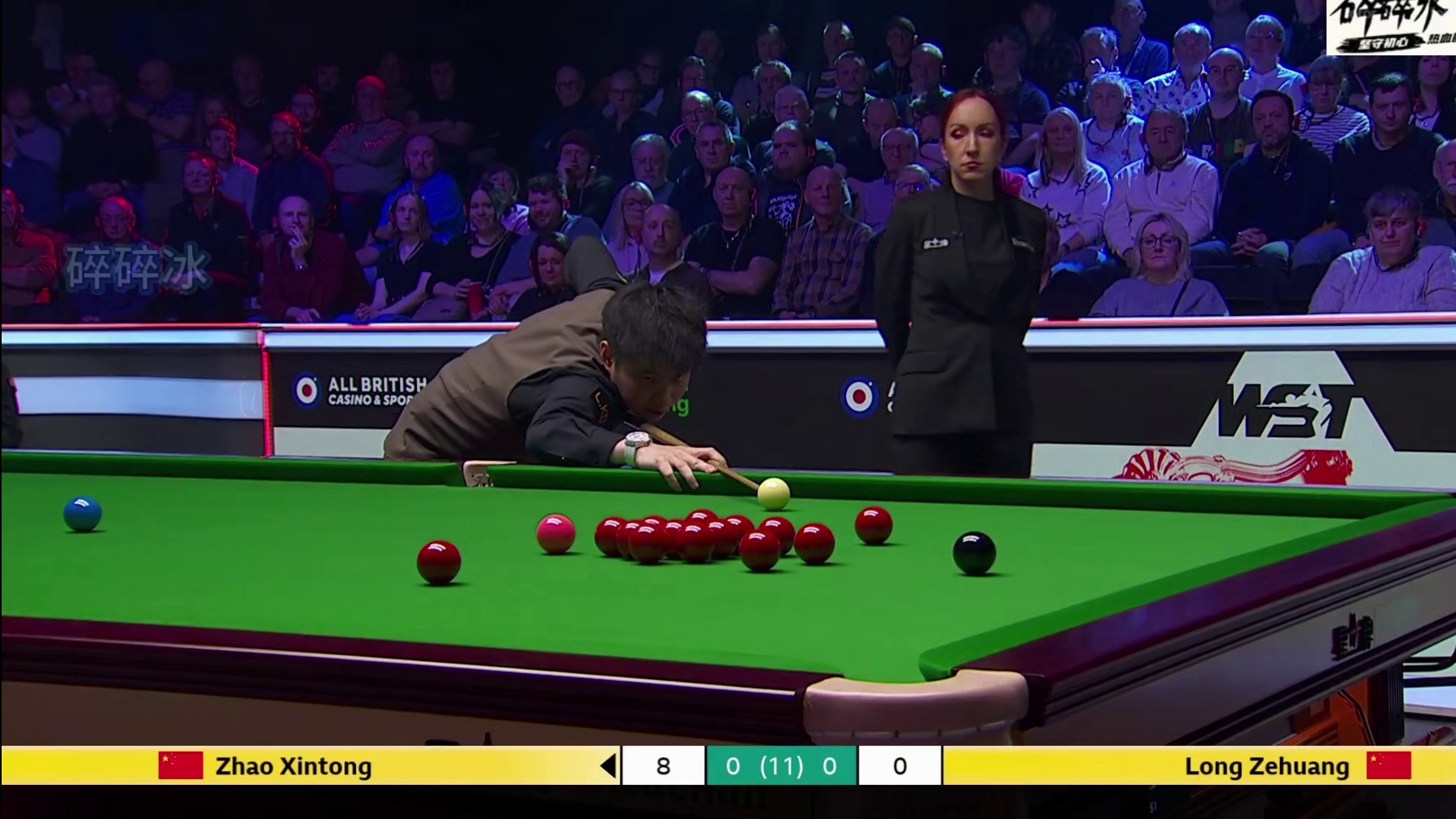 2025年英锦赛：龙泽煌就打了一杆，赵心童直接破百拿下，厉害