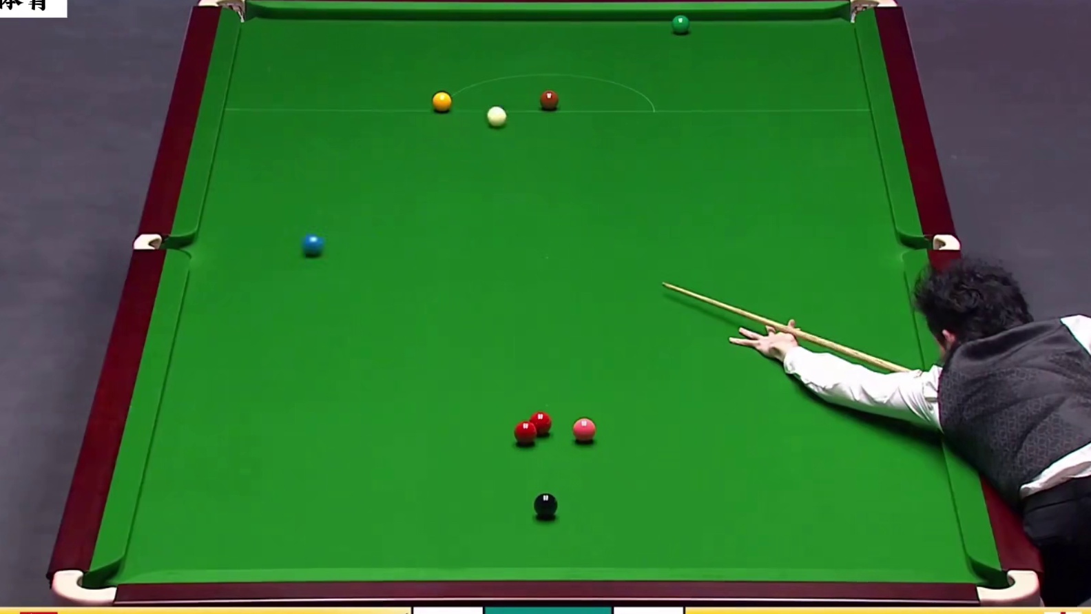 2025英锦赛：吴宜泽顶级准度狂秀杆法，霸气拿下开门红