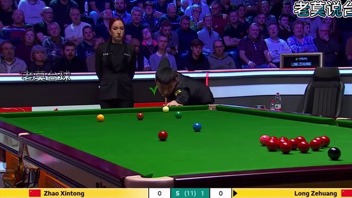 英锦赛最新战报 赵心童不负众望 6-1大胜龙泽煌 挺进16强