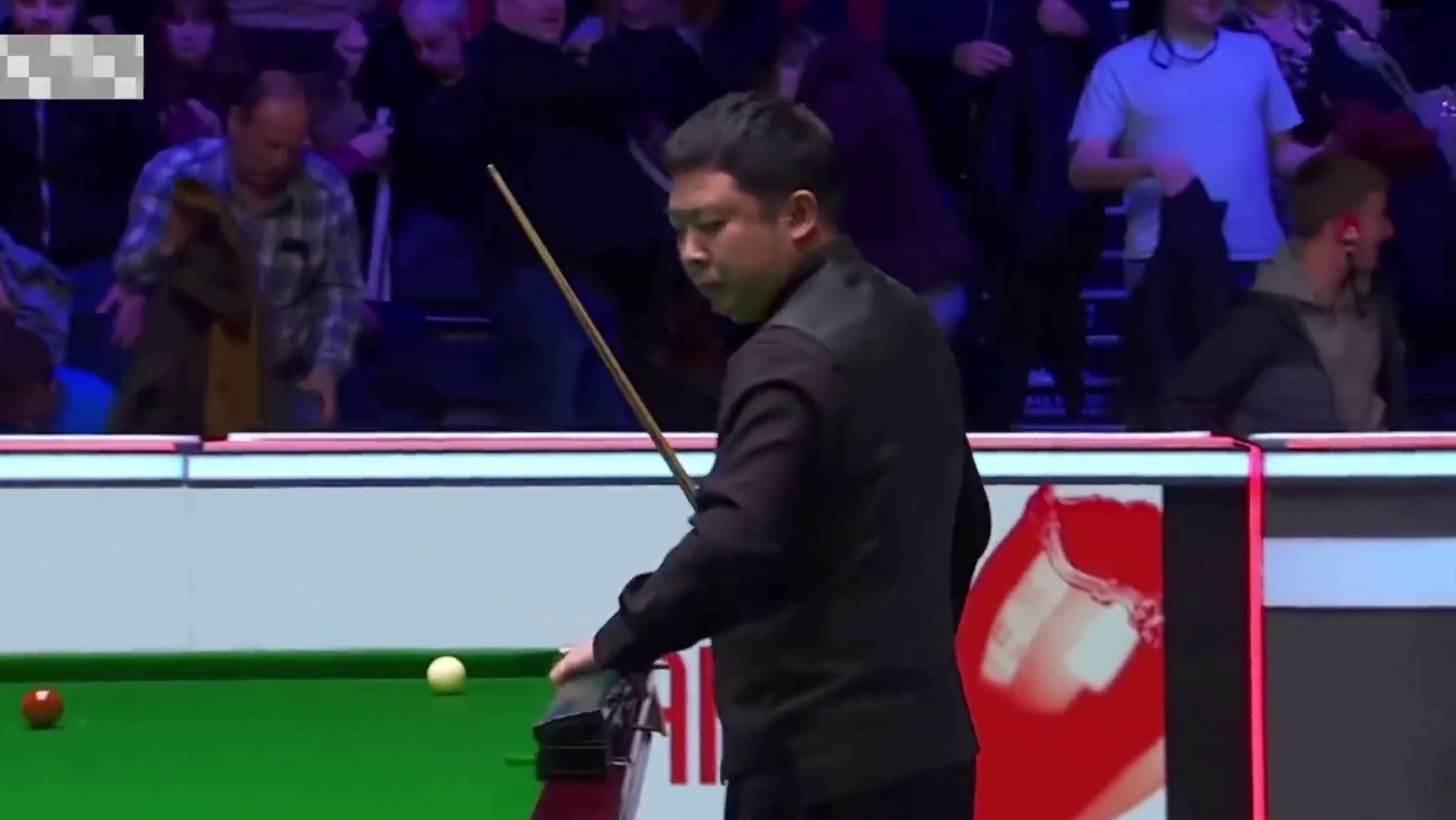 2025斯诺克英锦赛首轮，张安达6:5双赛点绝杀加里·威尔逊，晋级十六强！