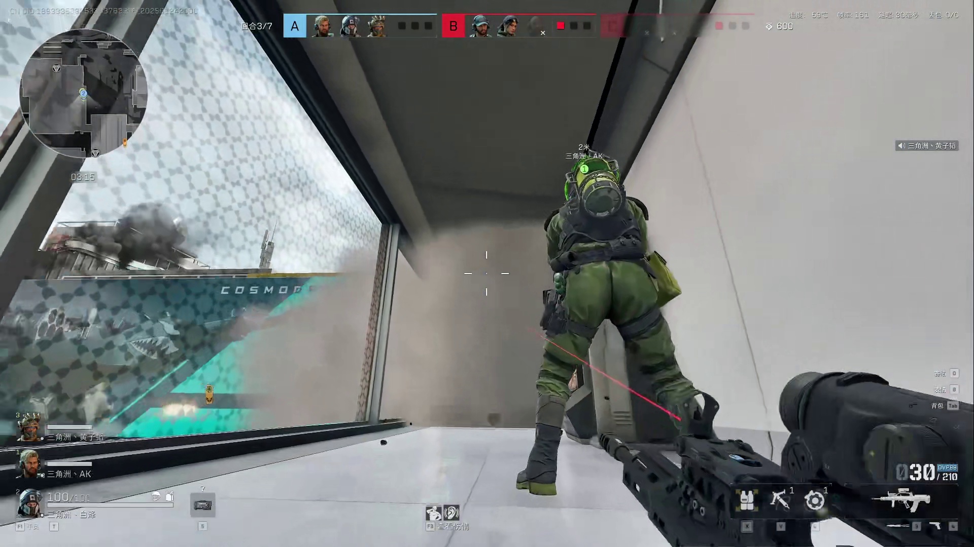 我跟韬哥这配合，无敌了！ #黄子韬白泽三角洲开黑 #三角洲行动