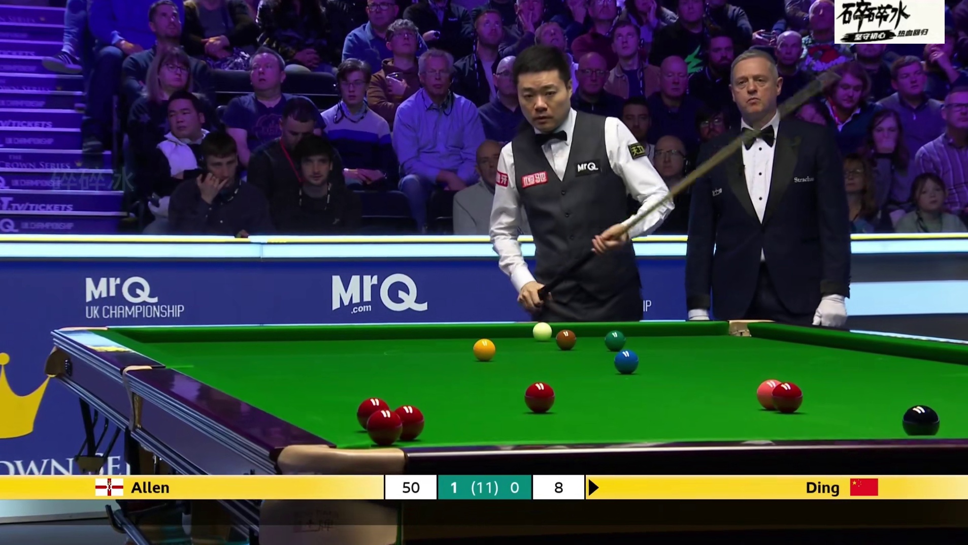 落后42台面51，丁俊晖表演火中取栗、黑球绝杀，球迷：真厉害