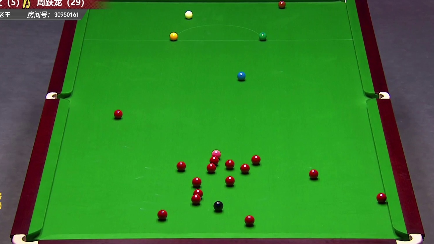 奥沙利文VS周跃龙英锦赛正赛第一轮 第7局 