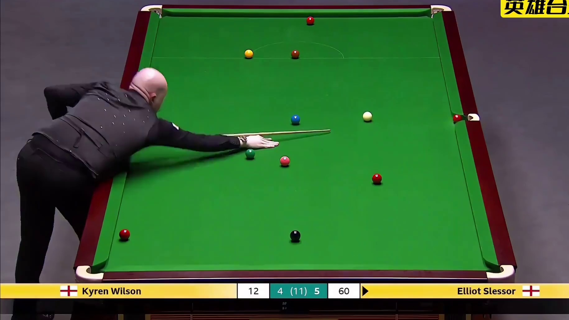 2025年英锦赛，斯莱瑟6:4绝杀凯伦威尔逊，囧哥被爆冷首轮遭淘汰！#斯诺克 #台球 #斯诺克英锦赛