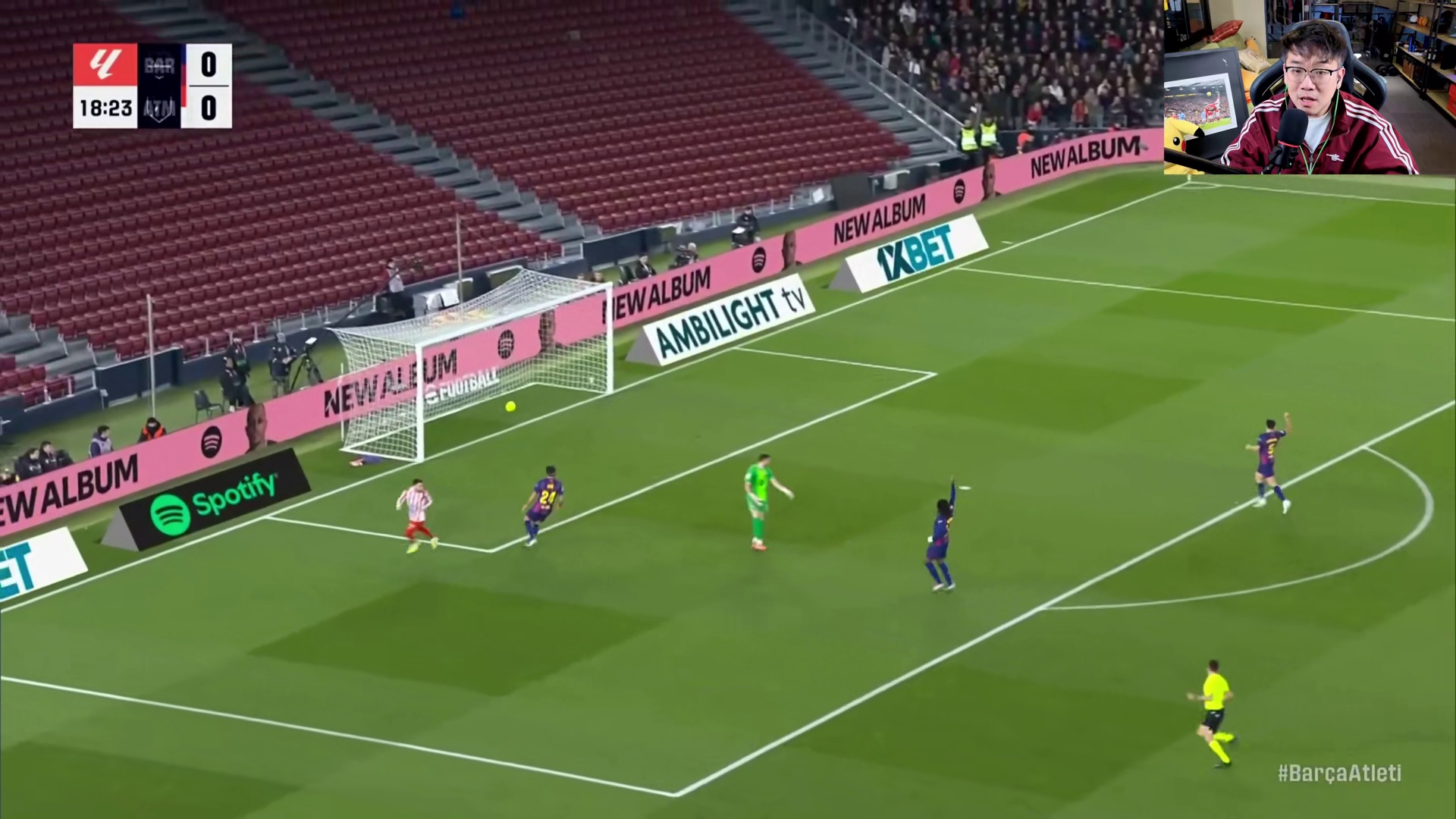 刺穿巴塞罗那，马竞领先！