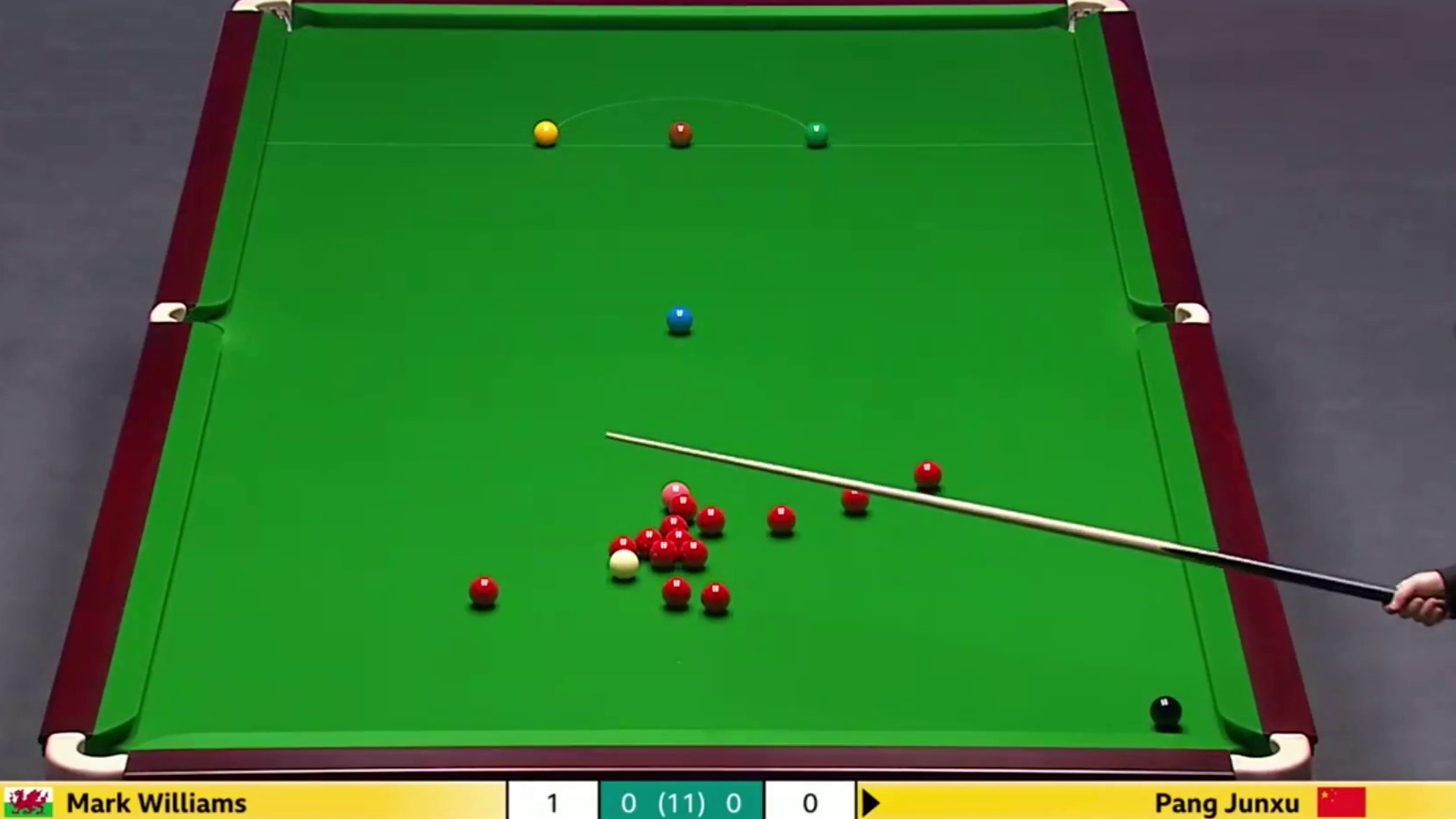 2025斯诺克英国锦标赛：威廉姆斯vs庞俊旭