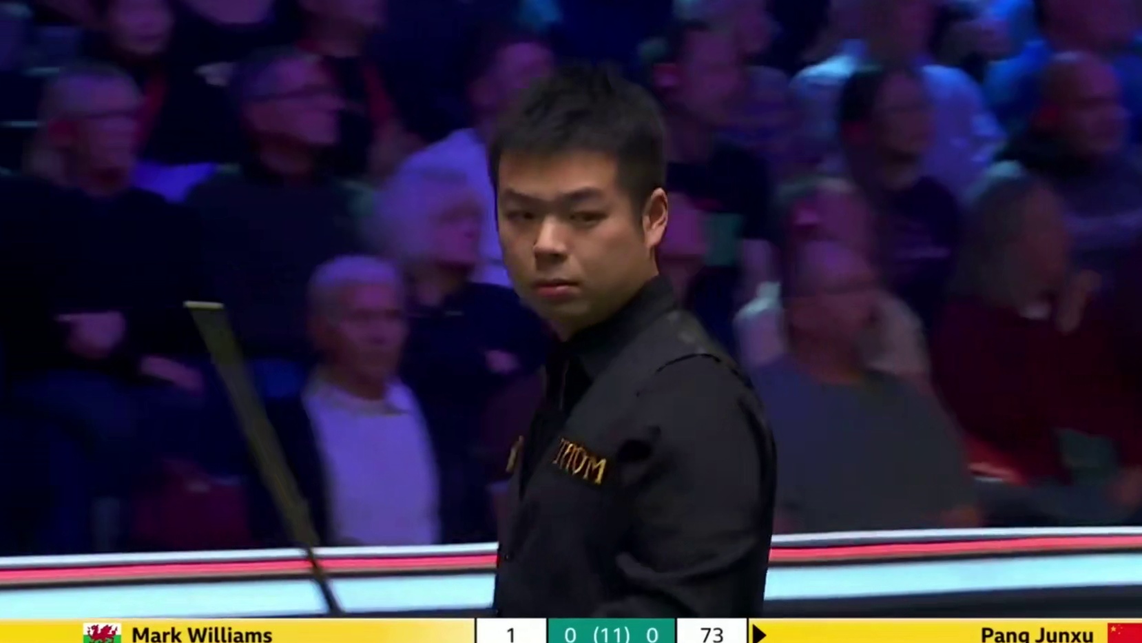 2025斯诺克英国锦标赛：威廉姆斯vs庞俊旭