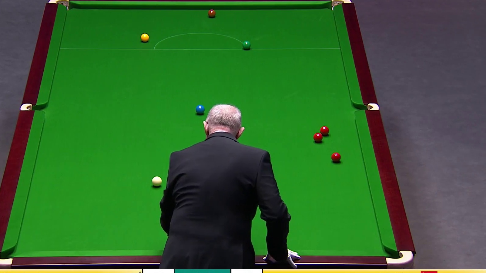 2025斯诺克英锦赛，16进8,吴宜泽VS罗伯逊， 第二局