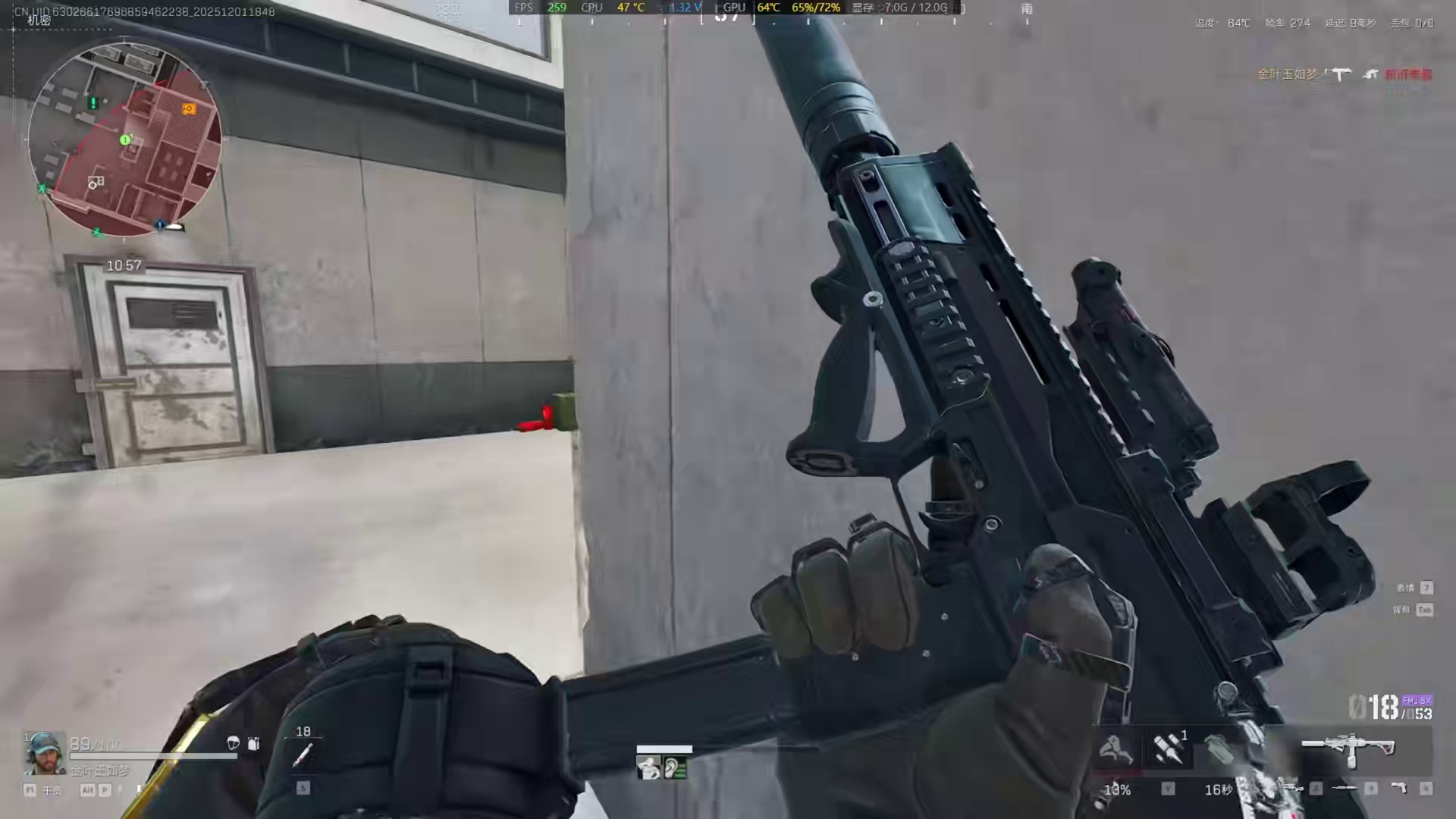 MP7四套四弹配合身法打出风采！