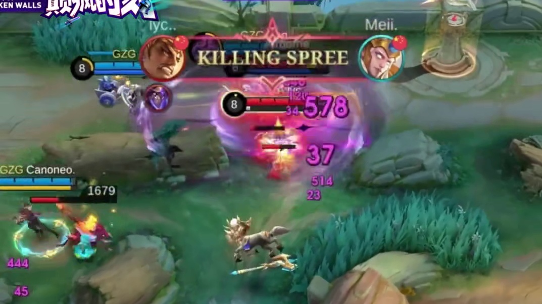 头铁人马横冲直撞，Meii打出5A级连招，原地升天#决胜巅峰全球电竞 #决胜巅峰 #巅疯时刻#决胜巅