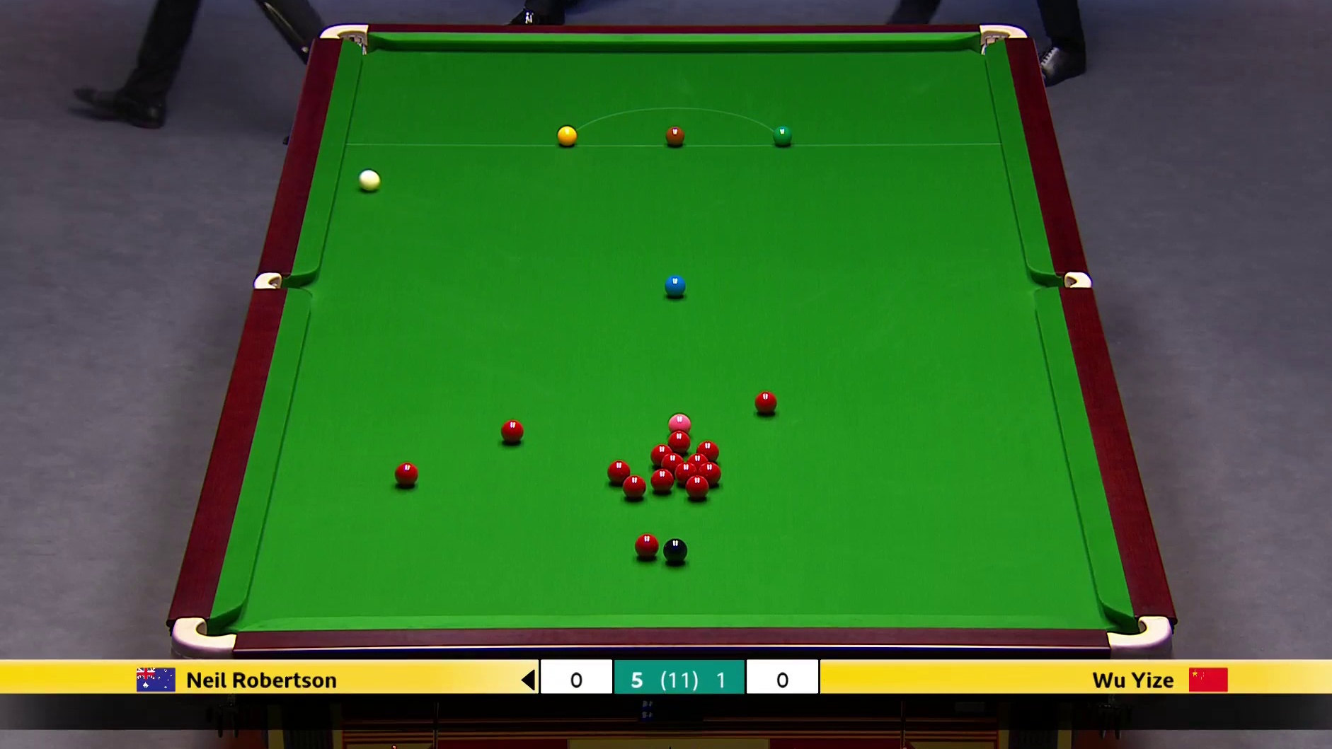 吴宜泽VS尼尔·罗伯逊 2025斯诺克英国锦标赛正赛 第七局