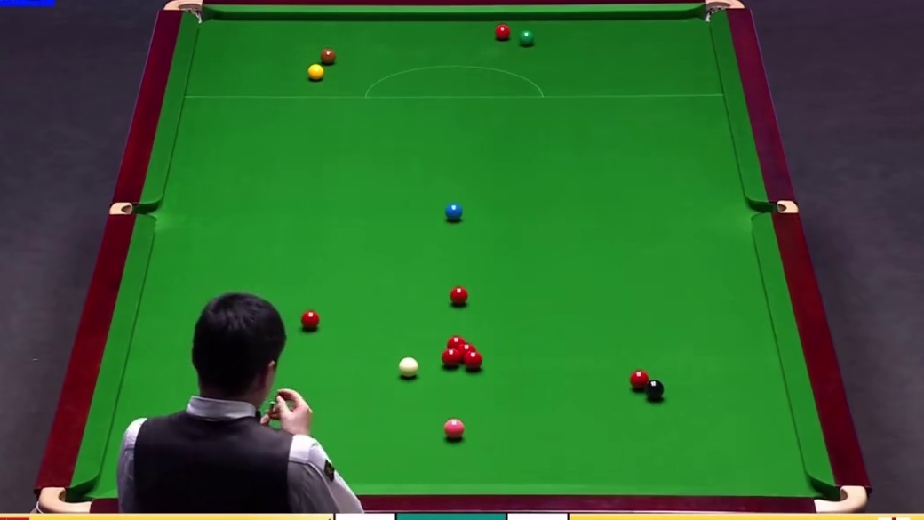 决胜局来了！丁俊晖离出局一步之遥，超硬核准度连轰两杆破百#斯诺克 #台球 #丁俊晖 #2025斯诺克