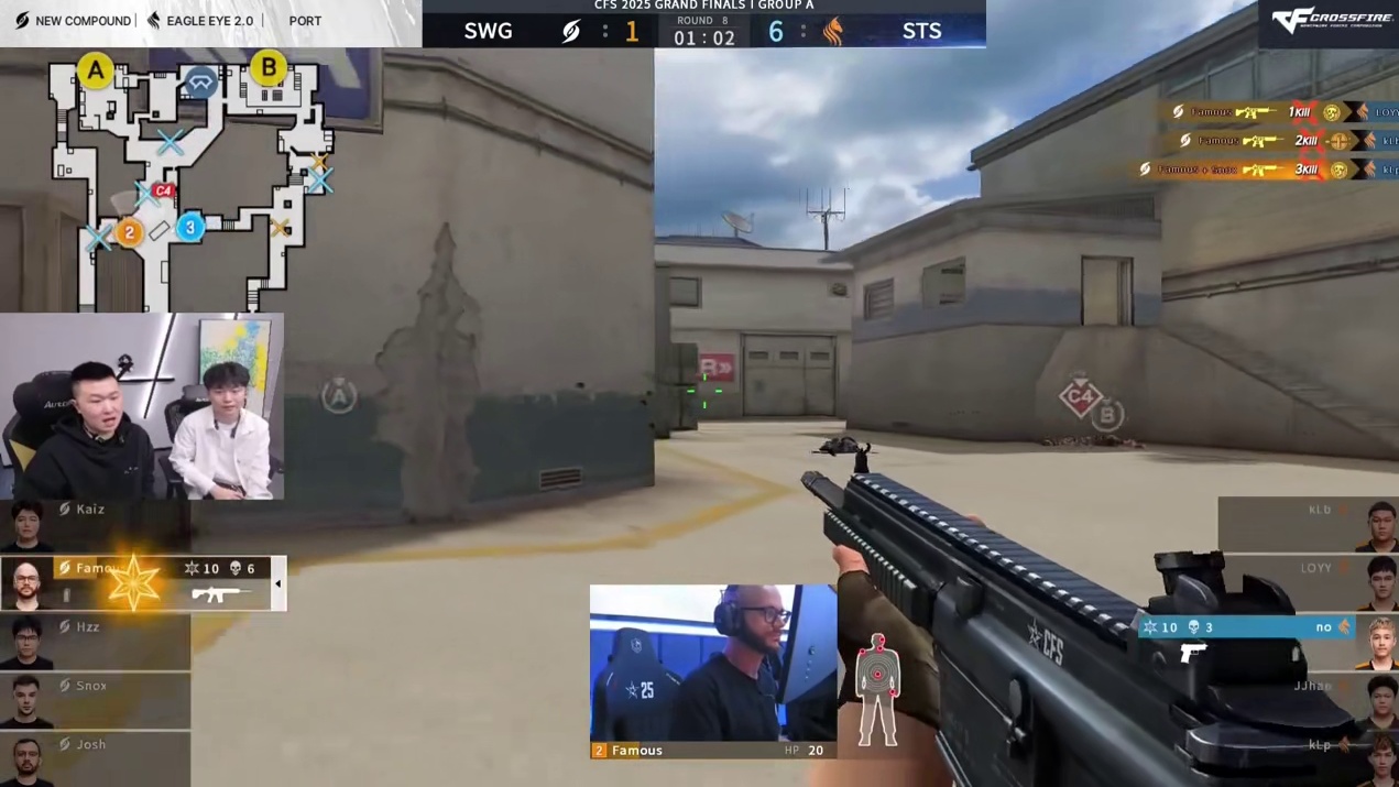 北美光头枪神Famous这波是真燃尽了成舍利子 #CFS战队集结魔王登场 #2025CFS #202