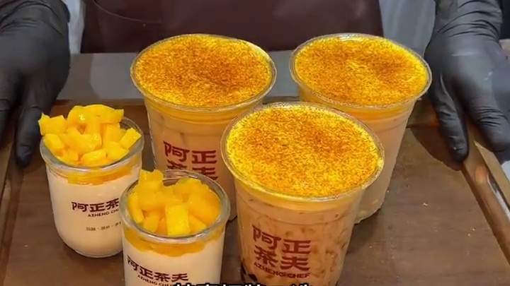 阿正茶夫终于开来南昌了‼️9.9一杯 #阿正茶夫 #双皮奶蛋糕奶茶 #手作双皮奶#冬天喝什么 #谁懂
