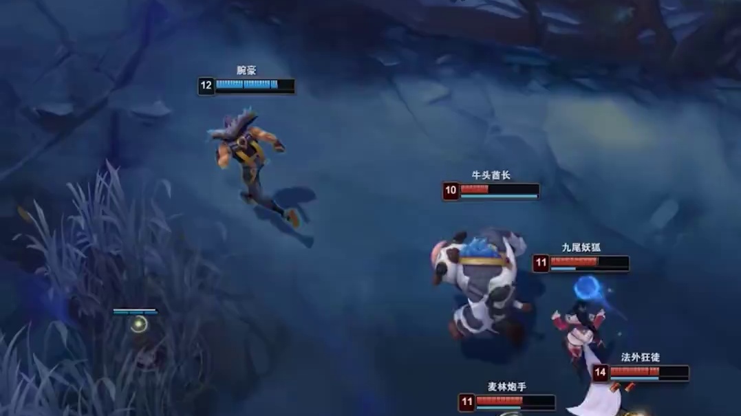 诺手选择了弹幕最多的打法