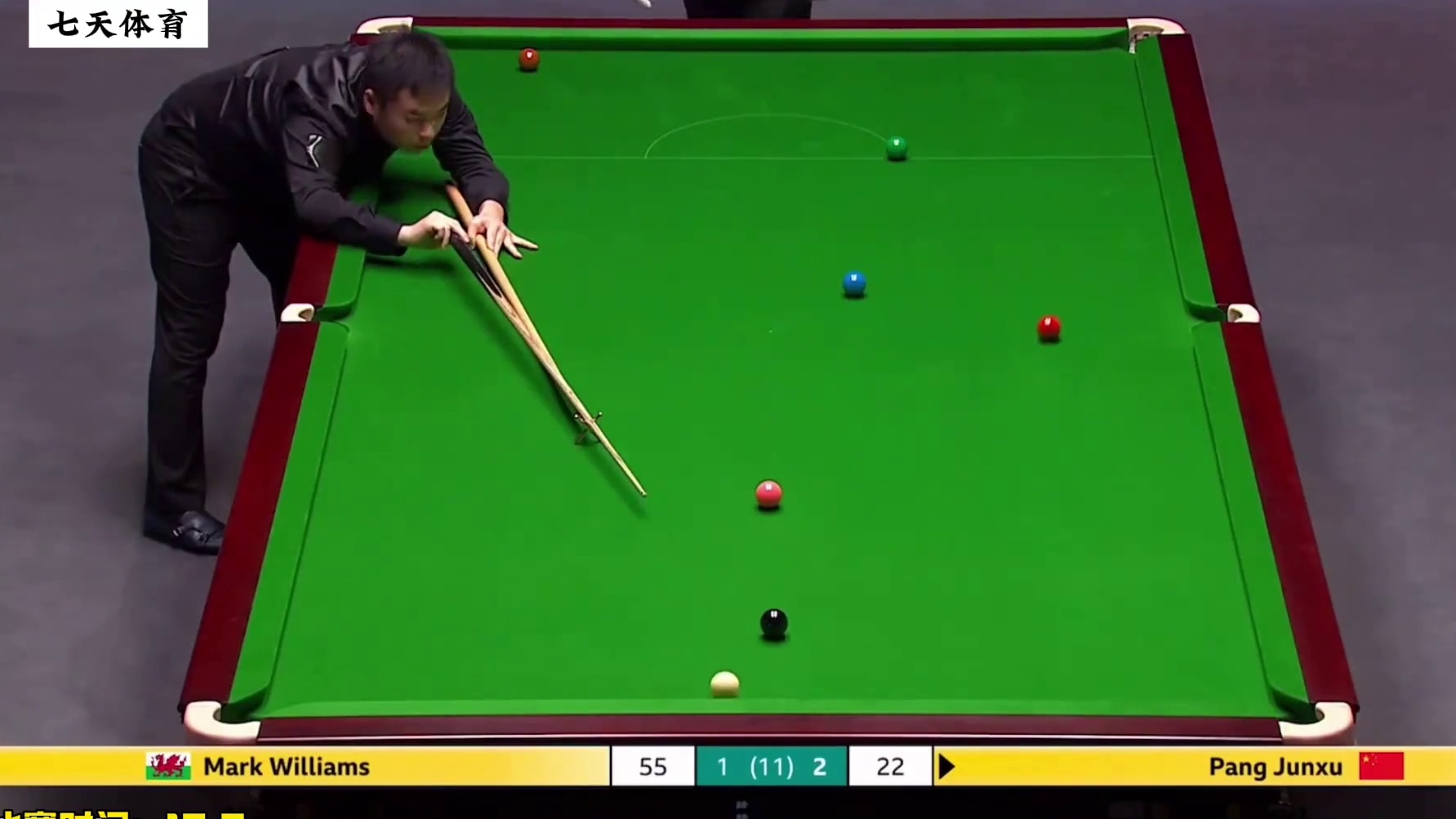 205英锦赛：庞俊旭大战老马，连续顶级准度60:59一分极限绝杀