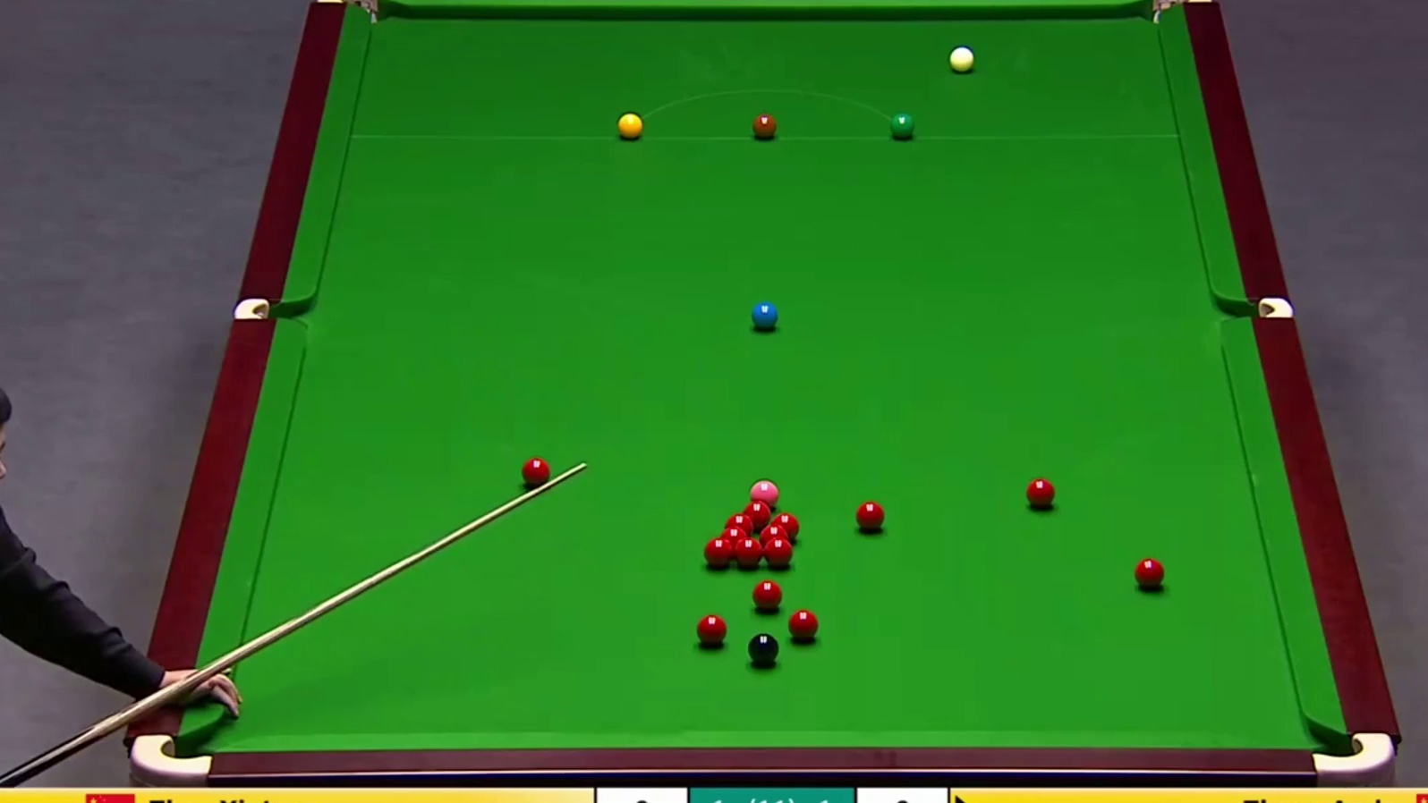 2025斯诺克英国锦标赛：张安达vs赵心童