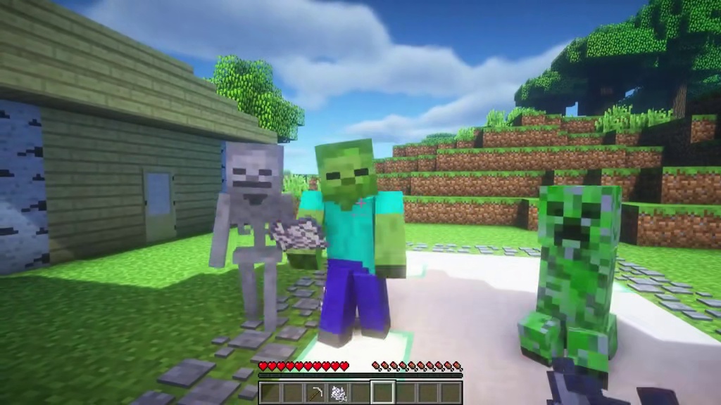 他们都惦记我的钻石树#我的世界