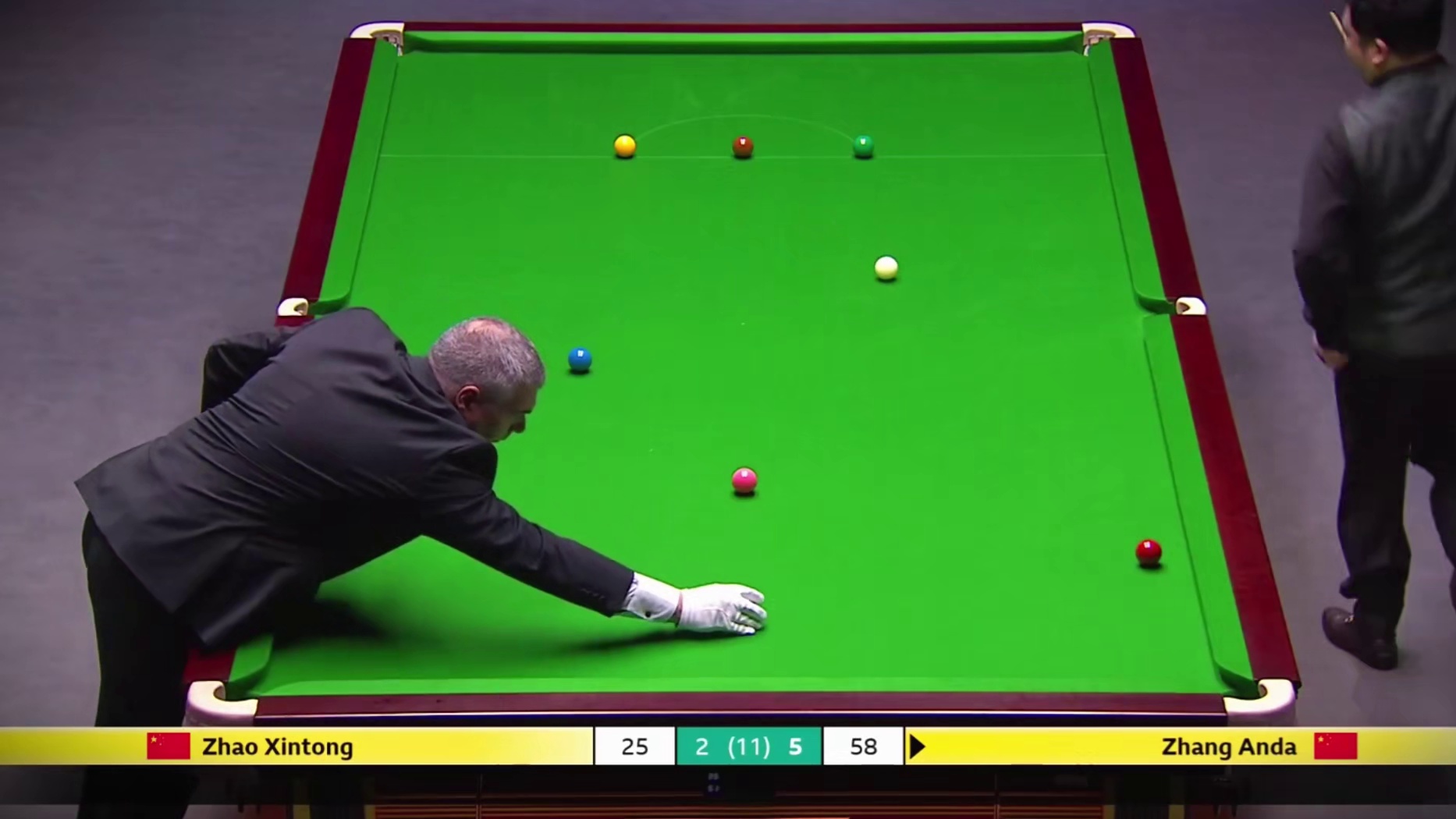 2025斯诺克英锦赛：张安达6-2战胜赵心童强势晋级8强