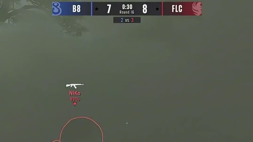 niko一不小心顶到了敌人的屁股#csgo马西西 #csgo