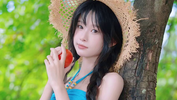 森系甜妹碎花裙