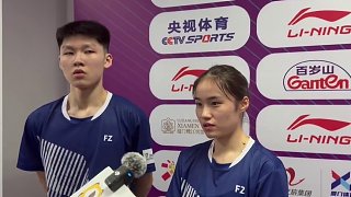 羽超前線-高家炫/唐睿芝0-2憾負振欣組合，賽后表示復盤優(yōu)缺點蓄力沖后續(xù)