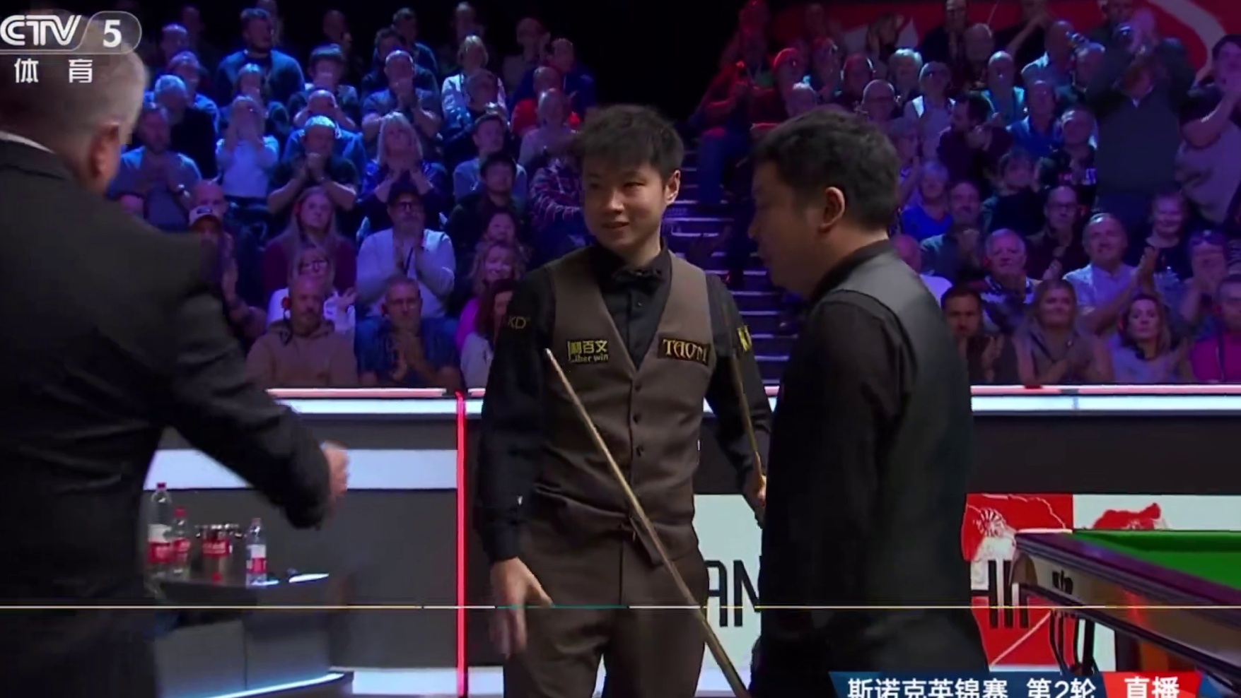 2025斯诺克英锦赛二轮，张安达6:2战胜赵心童，晋级八强！